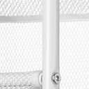 Whitmor 36 Pair Over The Door Shoe Organizer, 12 Tier Hanging Shoe Organizer, Heavy Duty Metal & Mesh Shoe Holder, Hanging Shoe Rack for Closet Organizer & Storage, 69"L x 21.7"W x 7.5"H, White
