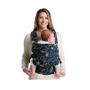 Momcozy Baby Carrier - Ergonomic, Cozy and Lightweight Carrier for 7-44lbs, Effortless to Put On, Ideal for Hands-Free Parenting, Enhanced Lumbar Support, Purehug for Infant to Toddler, Starry Night