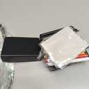 Jetec Index Card Storage, 100 Pcs Blank Dry Erase Index Cards and 8 Dry Erase Markers Black Storage Box, Practical Index Card Organizer Reusable DIY Flash Cards for School Message Notes (3 x 5 Inch)