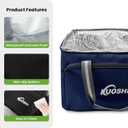14L Insulated Lunch Bag for Men/Women Leak-Proof Cooler Bag Liner & Soft Tote, Insulated Cooler Bag, Large Reusable Lunch Box for Work, Beach, Picnic, Fishing