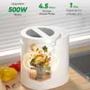 LUBBYGIM Electric Composter for Kitchen, 2.5L Smart Countertop Compost Bin, Auto-Cleaning & Odorless & Low Noise & Turn Food Waste into Fertilizer, Indoor Electric Food Waste Composter for Home Use