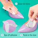 2 x Metatarsal Pads 3 Pairs - Ball of Foot Cushion - Soft Cushion Design - Shock Absorbing - Anti-Slip Strong Adhesive - High Heel Pain Relief - (Clear)