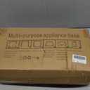 W B D WEIBIDA Appliance Dolly Cart with 4 Locking Twin Wheels Mini Fridge Stand Adjustable Furniture Mover Mobile Roller Base for Washing Machine, Dryer, Refrigerator, Laundry Pedestal (GREY)