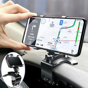 Universal Phone Holder Rotating Cell Phone Holder Safe Driving 360 Rotating Multi-Functional Multi-Scene Dashboard Rearview Mirror Sun Visor Compatible with 4-7 inch Smartphones