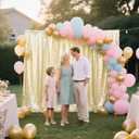 Champagne Sequin Backdrop Curtain 4 Pieces 2FTx8FT Glitter Photography Backdrop for Party Wedding Birthday Christmas Decorations