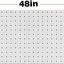 Ultrawall 2 Pcs Metal Pegboard Wall Panels, Peg Boards for Garage Tool Storage