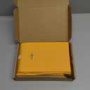 Geyee 40 Pcs 5 x 7" Clasp Manilla Envelopes Gummed Clasp Closure 28 lb Kraft Paper Envelopes for Storing or Mailing Home Business Office (Yellow)