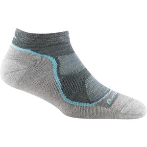 Darn Tough Vermont Women's Light Hiker No Show Lightweight Hiking Sock (Style 1986) - Grey/ Slate, Small
