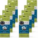 Enviroscent Non-Toxic* Car Vent Clip Air Fresheners - Single Use Auto Vent Clips - Good for All Vehicle Types -Fragrance Lasts Up to 30 Days - Coastal Storm & Teakwood Scent (8 Count)