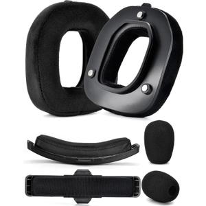 A50 Gen 4 Mod Kit - defean Replacement Earpads and Headband Compatible with Astro A50 Gen 4 Headset,Ear Cushions, Upgrade High-Density Noise Cancelling Foam, Added Thickness