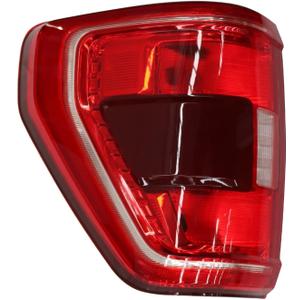 Halogen Tail Light with Bulbs & Blind Spot Left Compatible with (F Series) 150 XLT 2021 2022 2023 Driver Side Rear Tail Lamp Taillight ML3Z13405C FO2818159
