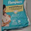 Pampers Baby Diapers - Swaddlers - Size P1, 27 Count, Ultra Absorbent Disposable Preemie Diaper