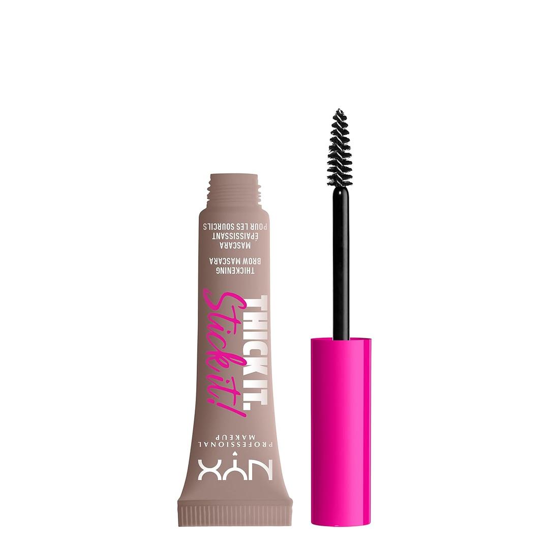 NYX PROFESSIONAL MAKEUP Thick It Stick It Thickening Brow Mascara, Eyebrow Gel - Cool Blonde (0.23 Fl Oz (Pack of 1))
