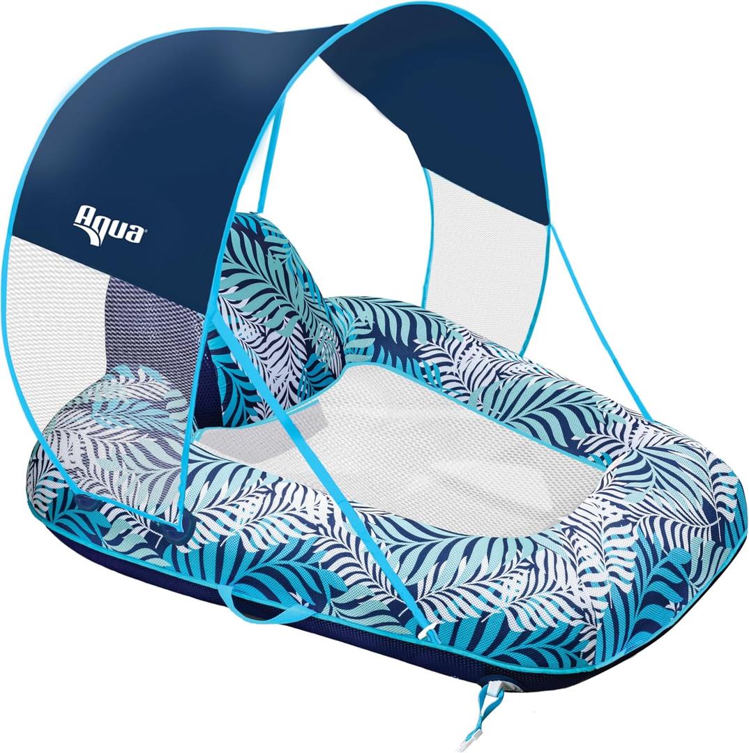 Aqua Pool Chair Float for Adults  Zero Gravity Pool Floats  Multiple Colors/Shapes/Styles  for Adults and Kids Floating