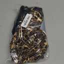 SUUKSESS Women 2 Piece Open Back Strappy Sports Bra Pack Twist V Neck Workout Crops (Medium, #2 Cheetah & Black)