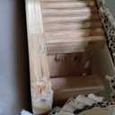 39" Solid Wood Dining Room Table for 2-4,Modern Farmhouse Rectangular Kitchen Real Wooden Table,Mid Century Fluted Design Furniture Desk for Home,Small Space,Apartment,Living Room Walnut