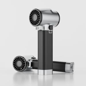 Turbo Dryer Blower for Car, Max 220MPH & 3.1LB Thrust, with Silicone Shock Absorption and COB Lights, 64mm Oversize Air Blower, Portable Leaf Blower for Patio, Lawn and Car Cleaning (SHADOW BLACK)