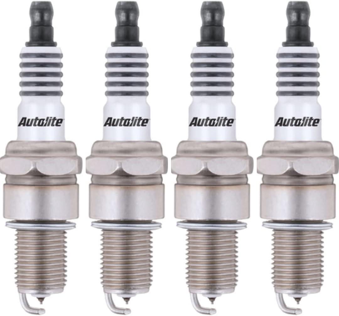 2 x Autolite Xtreme Sport Iridium Powersports Automotive Replacement Spark Plugs, XS63 (4 Pack)