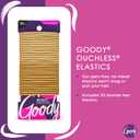 6 x Goody Ouchless Hair Elastics No Pull, No Breakage, Tangle-Free Hold for Thick, Curly, Coily & Textured Hair 30 Count, Blonde, Long-Lasting Ponytail Holders for Women & Men