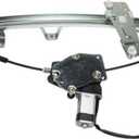 FINDAUTO Power Window Regulator, Motor Assembly with Motor, Left side ( 19" x 18.5" )