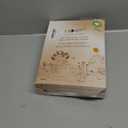 California Design Den 100% Organic Cotton Fitted Sheet Queen Size Only, Percale, Deep Pocket Fitted Sheet Queen, Lightweight, Snug-Fit, Crisp, All Around Elastic, 1 Pc (Creamy Ivory)