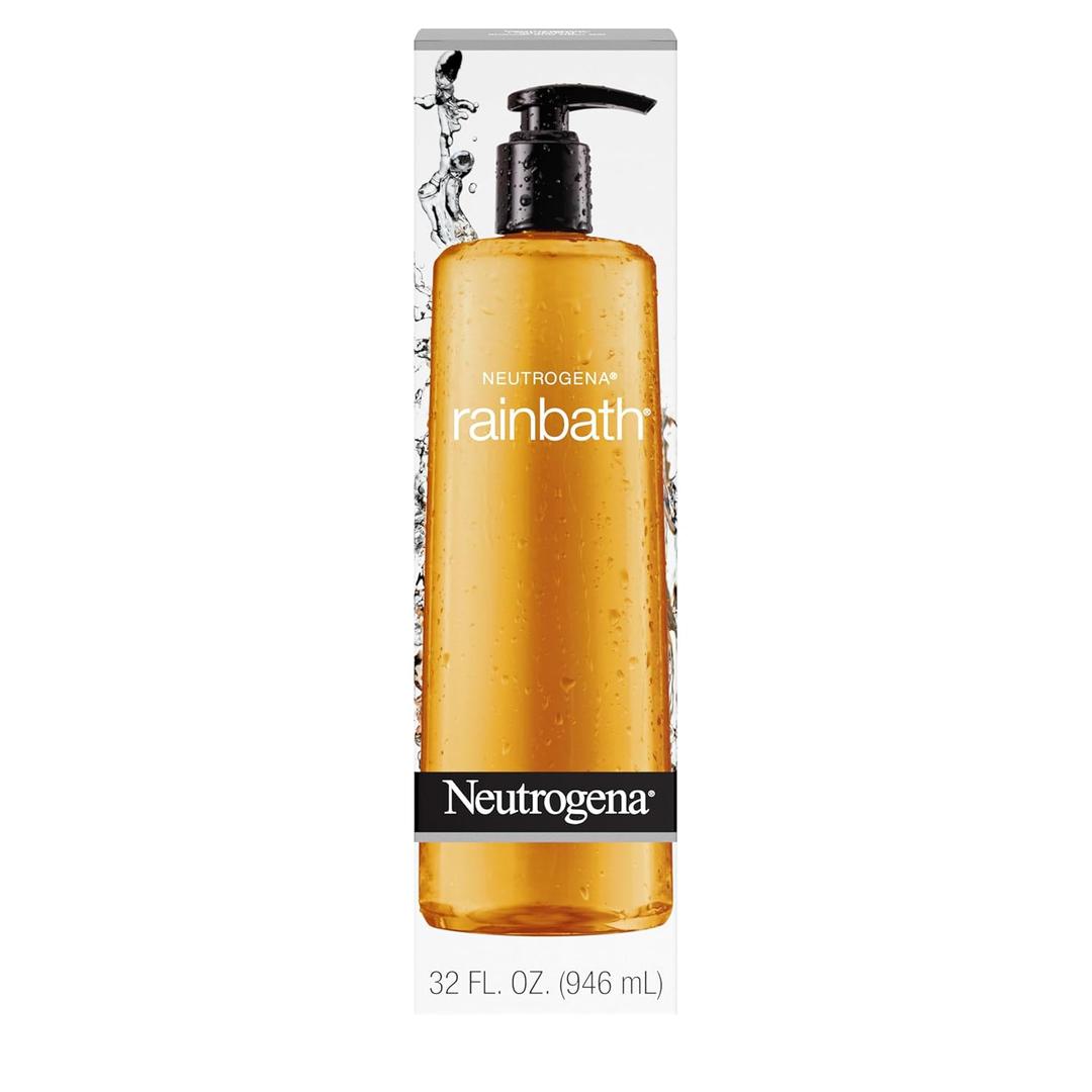Neutrogena Rainbath Moisturizing Daily Body Wash Cleanser and Shaving Gel with Clean Rinsing Lather, Original Scent, 32 fl. Oz