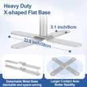 EMART Backdrop Stand Heavy Duty 10x10Ft, Pipe and Drape Background Frame Kit with X-Shaped Base, Adjustable Photo Booth Back Drop Stand for Party Wedding Birthday Decoration