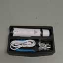 VIWIK Dog Nail Trimmers with Light, Cat Dog Nail Clippers, Dog Nail Grinder Quiet for Large Medium Small Dogs Paw & Cats Claw, Electric 2-Speed Pet Toenail Grooming Supplies, Gifts for Dog Lovers. (White+Blue)