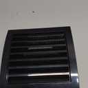 Vent Systems 4 Inch Black Plastic Exterior Vent Hood Cap  Heavy-Duty Louvered Cover with Backdraft Damper and Mesh Screen  HVAC Exhaust Grille for Bathroom Dryer Garage Outdoor Walls