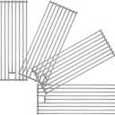 2025 4 Pack 8mm Stainless Steel BBQ Grill Grates Replacement Parts for 65073 L60000 L75000 L90000, Bull 16517 BBQ Angus, Brahma, Lonstar Select, Outlaw Steer Premium, Lonestar Select (8mm Round Rod 4 PC)