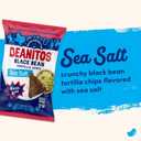 Beanitos Black Bean Chips - Original Sea Salt - (6 Pack) 5 oz Bag - Black Bean Tortilla Chips - Vegan Snack with Good Source of Plant Protein and Fiber (EXP 10/12/26)