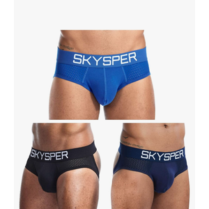 SKYSPER Men's Jockstrap Breathable Mesh 2pcs 3pcs 4pcs Jock Strap Male Underwear, Athletic Supporters for Men