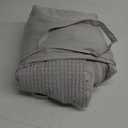 Bedsure Cotton Duvet Cover Queen - 100% Cotton Waffle Weave Grey Duvet Cover Queen Size, GentleSoft and Breathable Bedding Set for All Season, 3 Pieces, 90"x90"