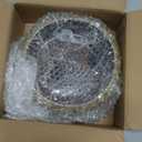 VanEnjoy 7.3 inch Round Large Shallow Succulent Ceramic Glazed Planter Pots with Drainage Hole, Bonsai Pots Garden Decorative Cactus Stand Flower Container (Yellow)
