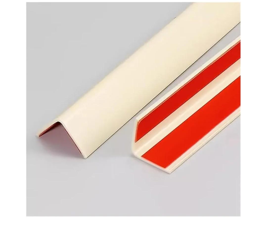2 Pack PVC Corner Guards Drywall Corner Guards Wall Protectors, Self-Adhesive Door Edge Protection for Furniture Table(Beige,L 150CM/59IN)