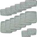 14Pcs Patio Cushion Covers Replacement Outdoor Cushion Cover with Zippers Waterproof Furniture Covers for 6-Seater Patio Furniture Sofa Couch Slipcovers Couch 3 Sizes Covers Only