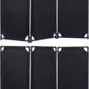 Kanayu 3 Panels Safety Barricade 5.8FT Caution Sign PVC Frame Folding Security Gate Portable Privacy Fence High Visibility Barricade Foldable Caution Symbol Crowd Control Restricted Area