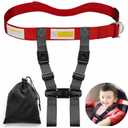 Child Airplane Safety Travel Harness, Airplane Travel Accessories for Kid Toddler, Child Aviation Flight Seat Device, Travel Restraint Harness Keep Child Safe, NOT FAA Certified, Don't Fit for Vehicles (B Version)