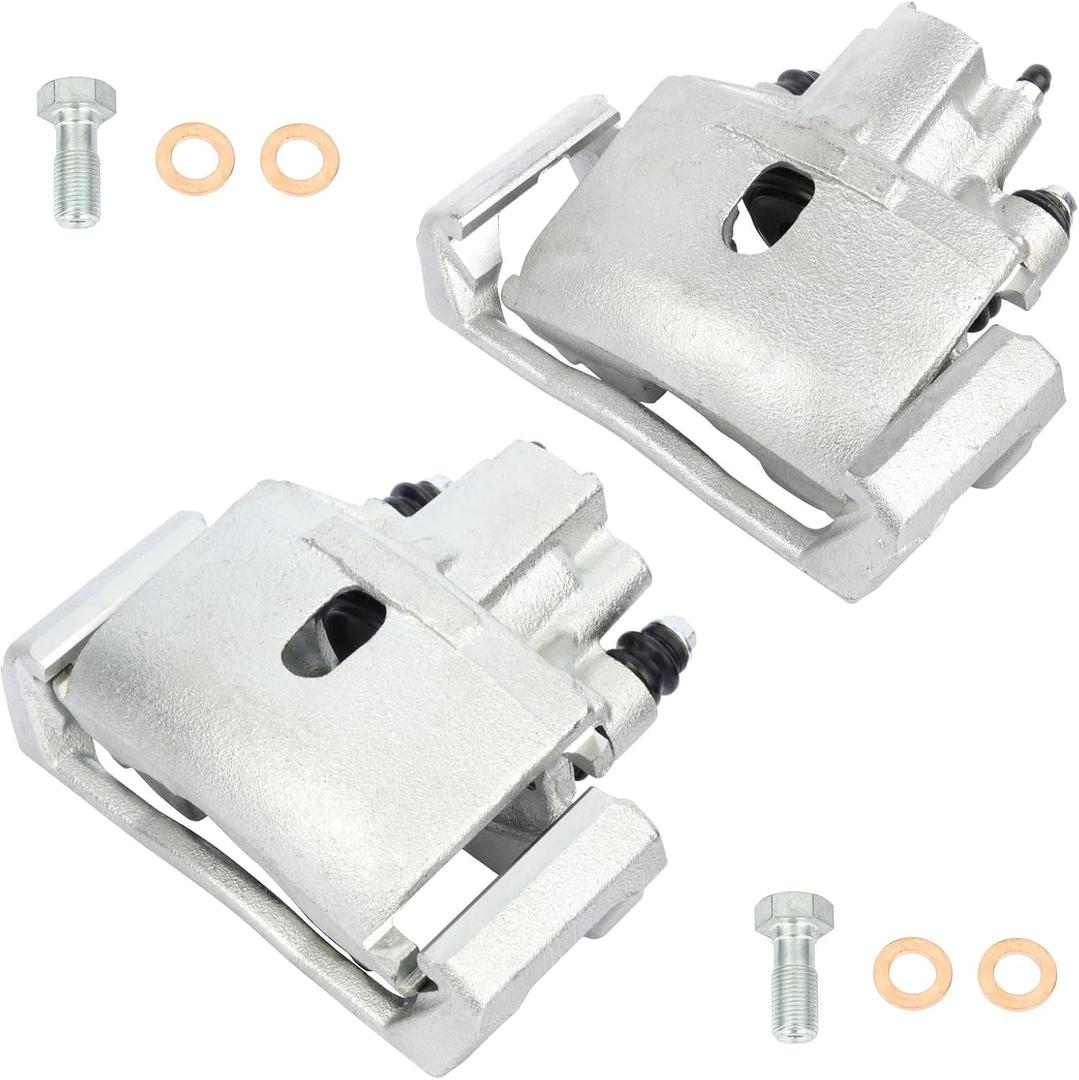 cciyu 18-B4836 18-B4837 Rear Left + Right Brake Calipers W/Bracket For Chrysler For Aspen 2007-2009,For Dodge For Durango 2004-2009,For Dodge For Ram 1500 2002-2010,For Ram For 1500 2011-2018