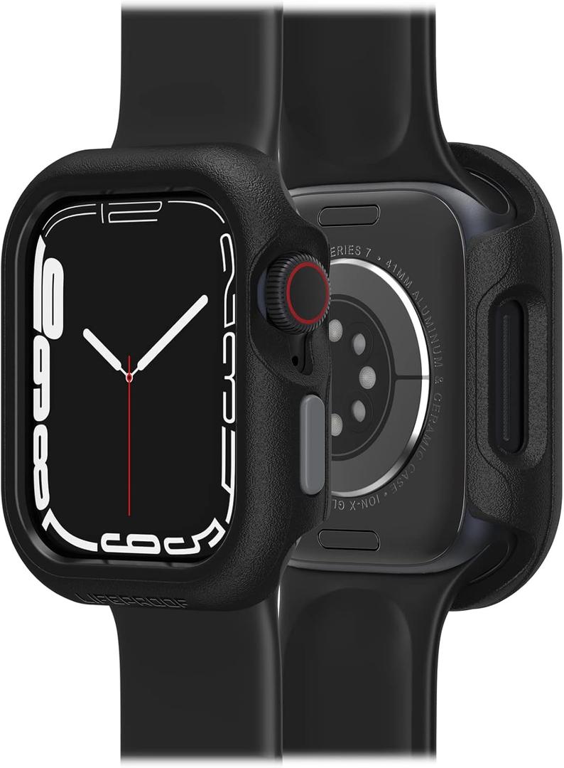 LifeProof Eco Friendly Watch Case for Apple Watch Series 7/8/9 (41mm) - Pavement (Black)