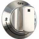 318242275 Control Knob(1pcs), Compatible with Electrolux Range/Cooktop E30GF74TPSB, E36DF76TPSA, E36GC76PPS0, E36GC76PRS0 etc. Gas Stove Knob Replacement Part 3513943 AP5809411 PS9495232 EAP9495232