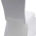 WELMATCH White Stretch Spandex Chair Covers Wedding - 50 PCS Banquet Events Party Universal Dining Decoration Scuba Elastic Chair Covers Good (White, 50)