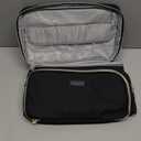 Breast Pump Bag Compatible with Spectra S1 and S2 with Insulated Compartment,Breast Pump Storage Bag with Water Resistant Mat for Pumping Essentials,Black,Bag Only