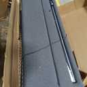 Rolanstar Bed Frame Full Size with Charging Station and LED Lights, Upholstered Storage Headboard with Drawers, Heavy Duty Metal Slats, No Box Spring Needed, Noise Free, Easy Assembly, Dark Grey