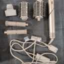 Shark HD430 FlexStyle Air Styling & Drying System, Powerful Hair Dryer Brush & Multi-Styler with Auto-Wrap Curlers, Paddle Brush, Oval Brush, Concentrator Attachment, Stone