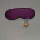 Blackout Eye Mask for Deep Sleep, 3D Weighted Sleep Mask for Women, Zero Pressure, Lash-Friendly, Perfect for Airplane Travel, Meditation, Yoga, Relaxation & Gifting, Purple