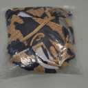 Women's Camo Halter Bathing Suit High Waisted Summer Swimsuit Bikini Set (Large, Brown)