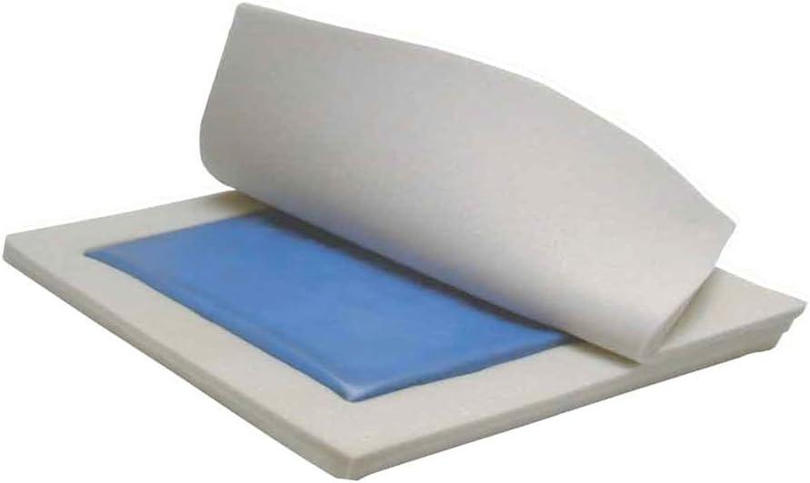 Medline Pressure Redistribution Cushion Seat with Gel Foam for Wheelchairs, 16" x 16" x 2", Comfort Support & Pressure Relief