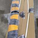 VEVOR Rubber Speed Bump, 1 Pack 2 Channel Speed Bump Hump, 72" Long Modular Speed Bump Rated 22000 LBS Loading, 72.8 x 12.2 x 2.2 Garage Speed Bump for Asphalt Concrete Gravel Driveway with 2 End Cap