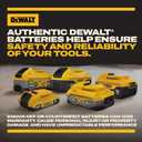 DEWALT 20V MAX* XR Battery, 4.0-Ah, 2-Pack (DCB204-2), Black